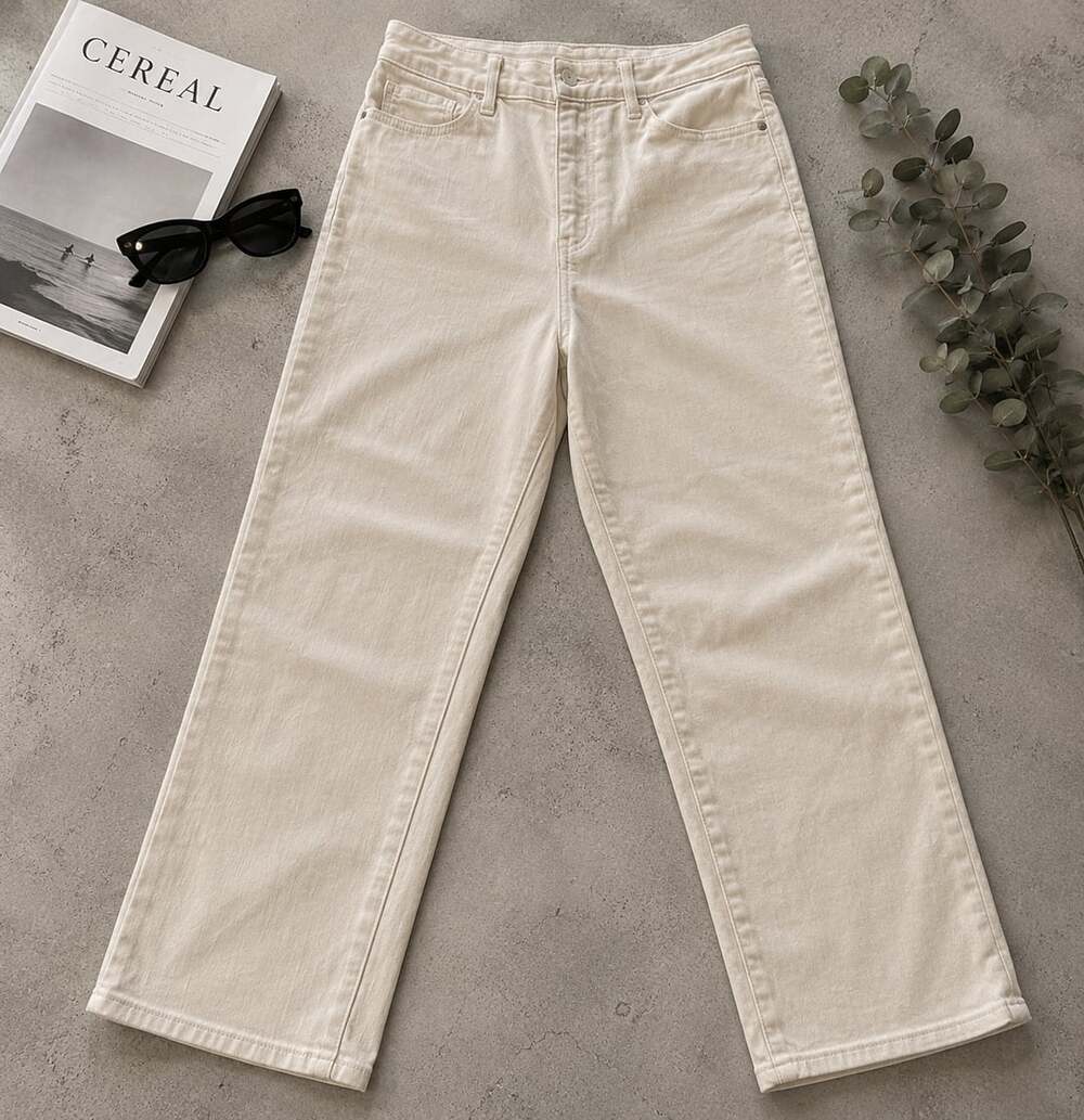 Athleta Sculptek Beige Wide Leg Pants Size 8 (e)